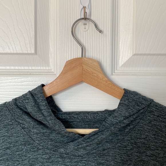 Nike Dri-fit hooded lightweight sweater - blue/gray - size XL - Picture 4 of 5